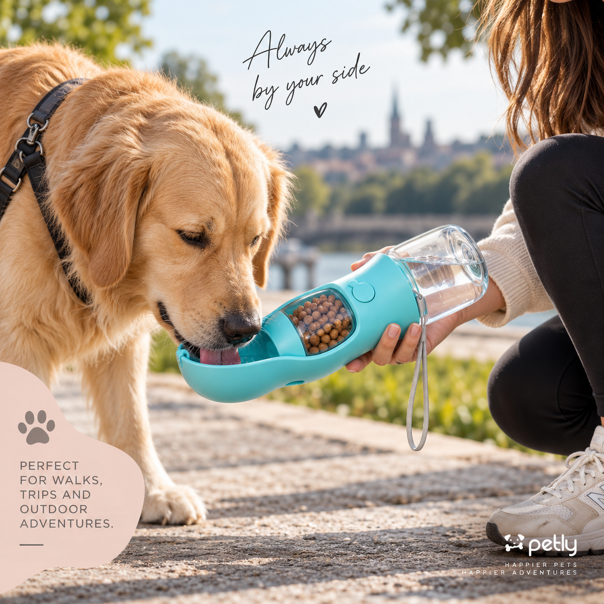 2-in-1 Pet Travel Bottle