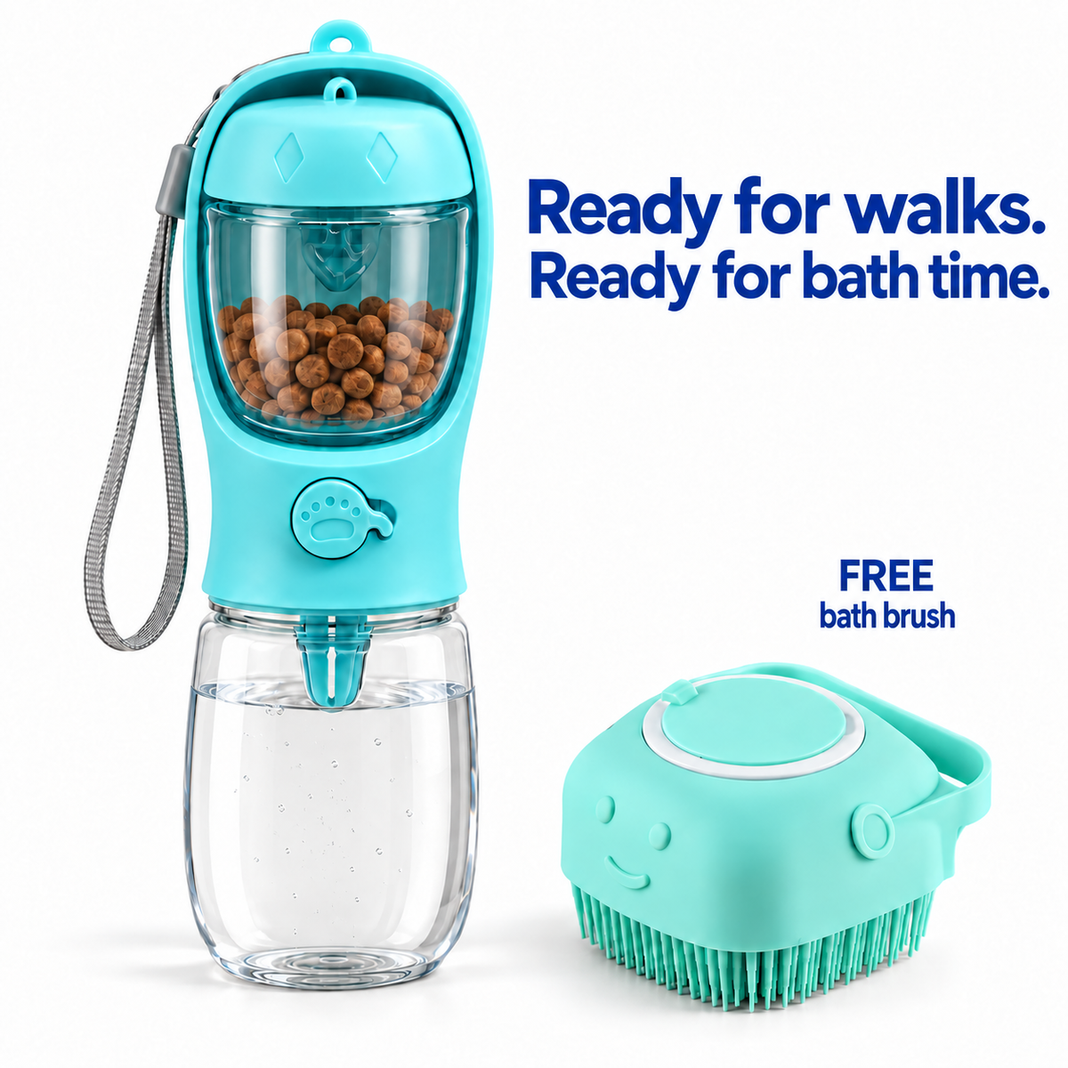 2-in-1 Pet Travel Bottle