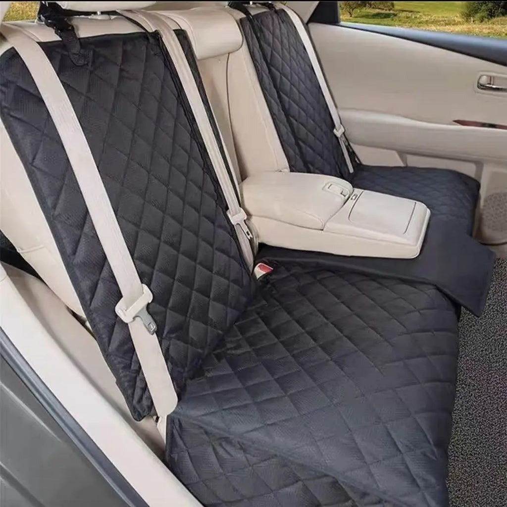 Dog Car Seat Cover – Waterproof, Non-Slip & Scratch-Proof | Fits Most Cars with Armrest Access