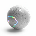 Smart Electronic Pet Toy Ball – USB Rechargeable, Auto-Bouncing with RGB Lights for Dogs & Cats