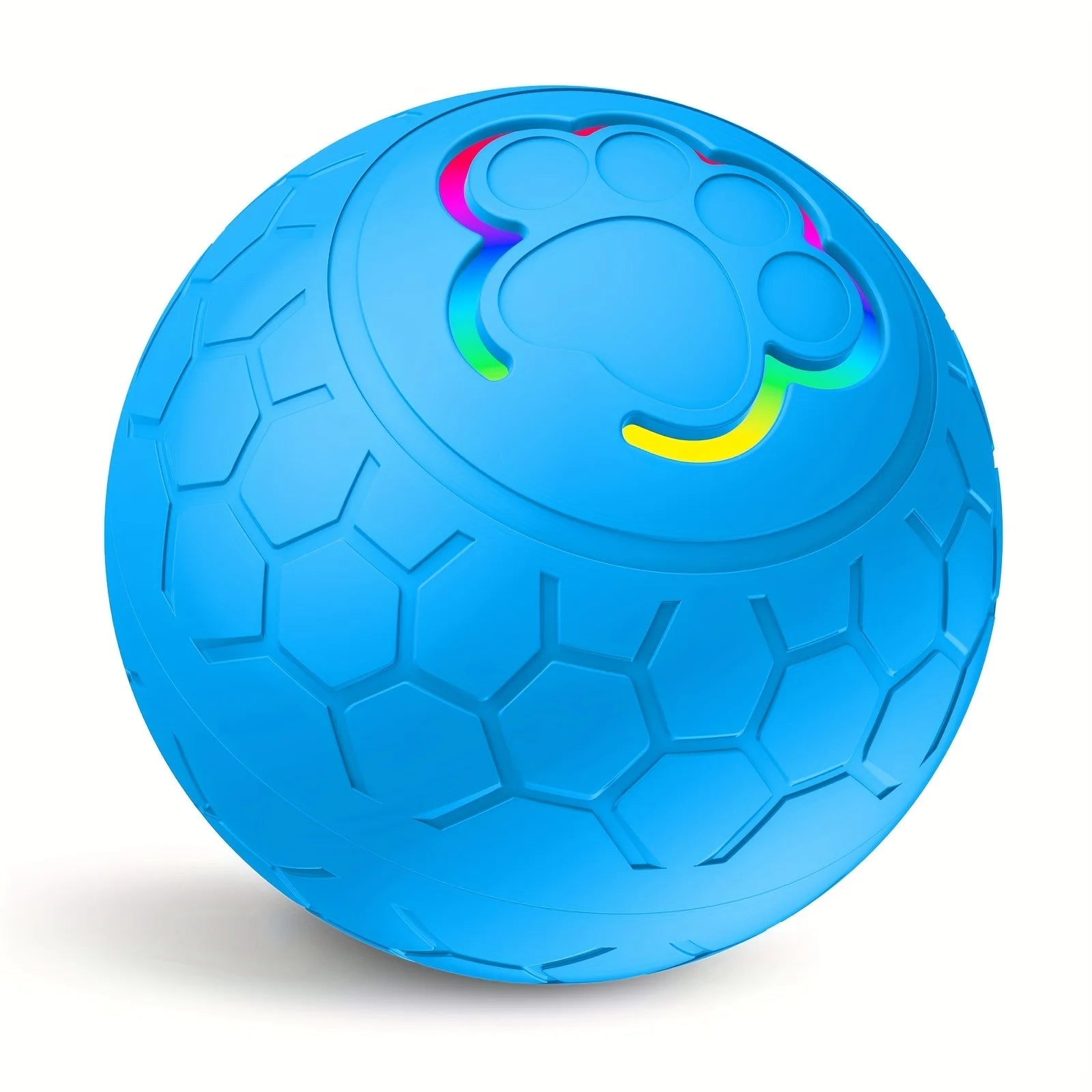 Smart Electronic Pet Toy Ball – USB Rechargeable, Auto-Bouncing with RGB Lights for Dogs & Cats