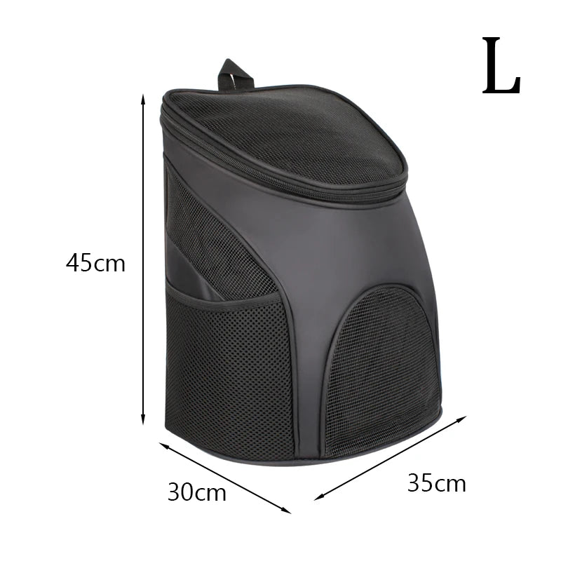 Breathable Mesh Pet Backpack Carrier – For Small Dogs & Cats up to 7.5kg | S & L