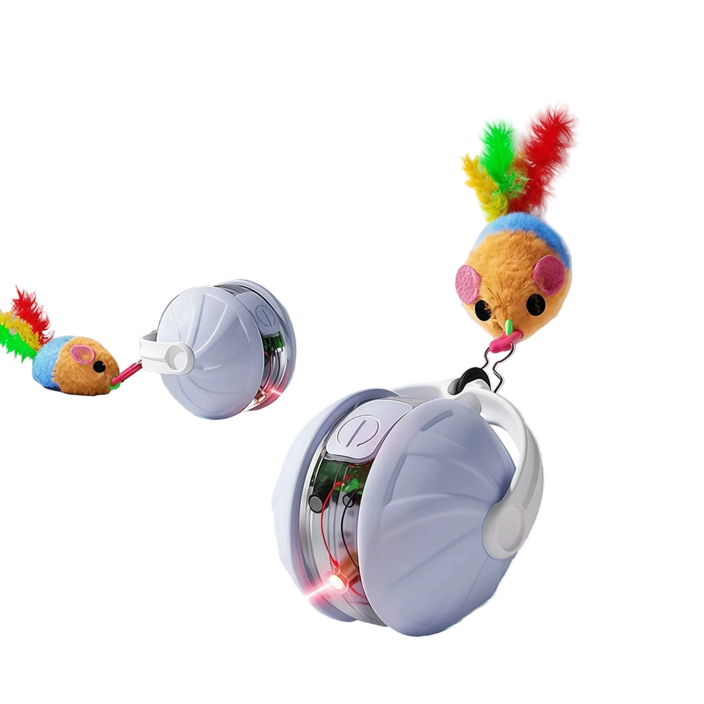 Infrared Automatic Rolling Cat Ball Toy – USB Rechargeable, Multi-Mode Mouse Imitation