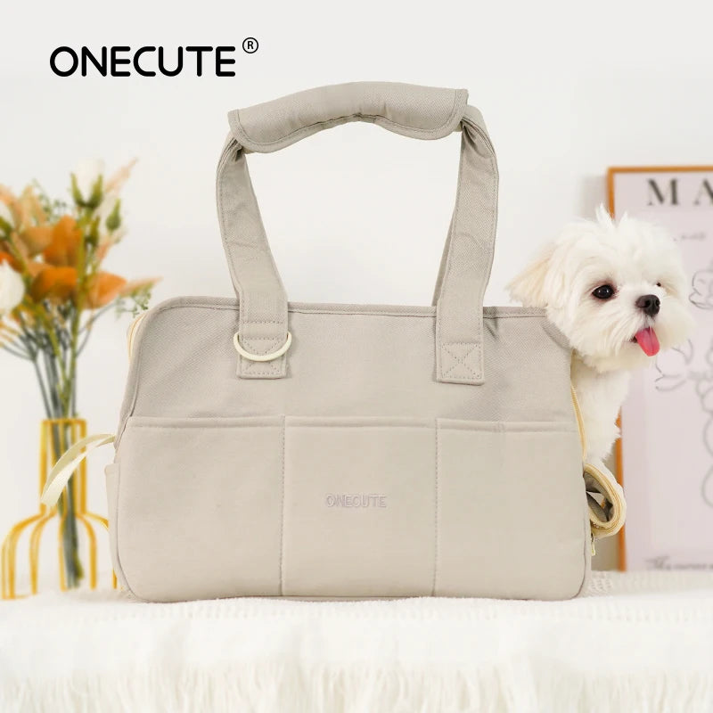 Portable Shoulder Pet Carrier Bag – Stylish Handbag for Small Dogs & Cats up to 12kg | S & M