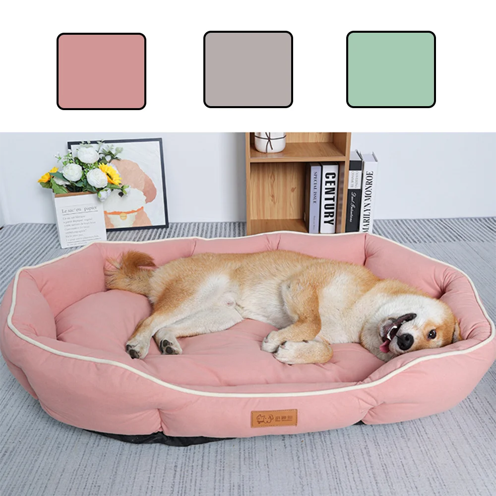 Pet Sofa Bed – Warm Corduroy Sleeping Bed for Cats & Dogs | M, L, XL & XXL