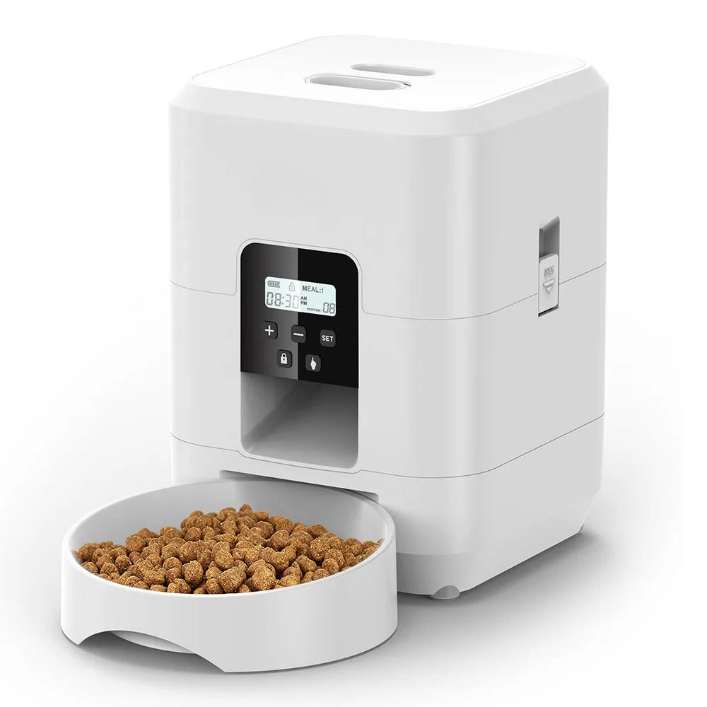 Smart Automatic Pet Feeder – Timed & Programmable with LCD Display | WiFi & Button Models for Cats & Dogs