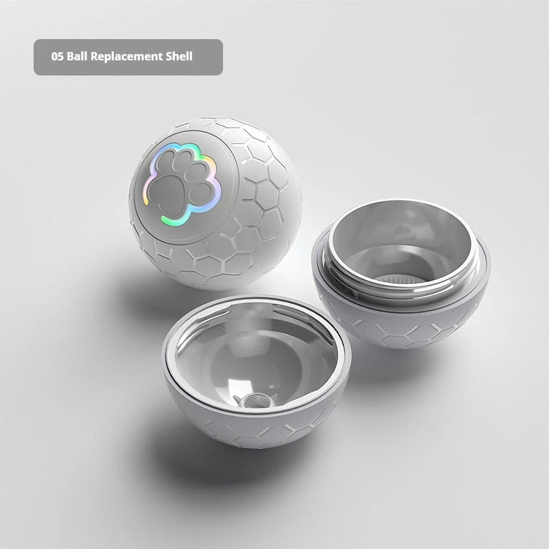 Smart Electronic Pet Toy Ball – USB Rechargeable, Auto-Bouncing with RGB Lights for Dogs & Cats