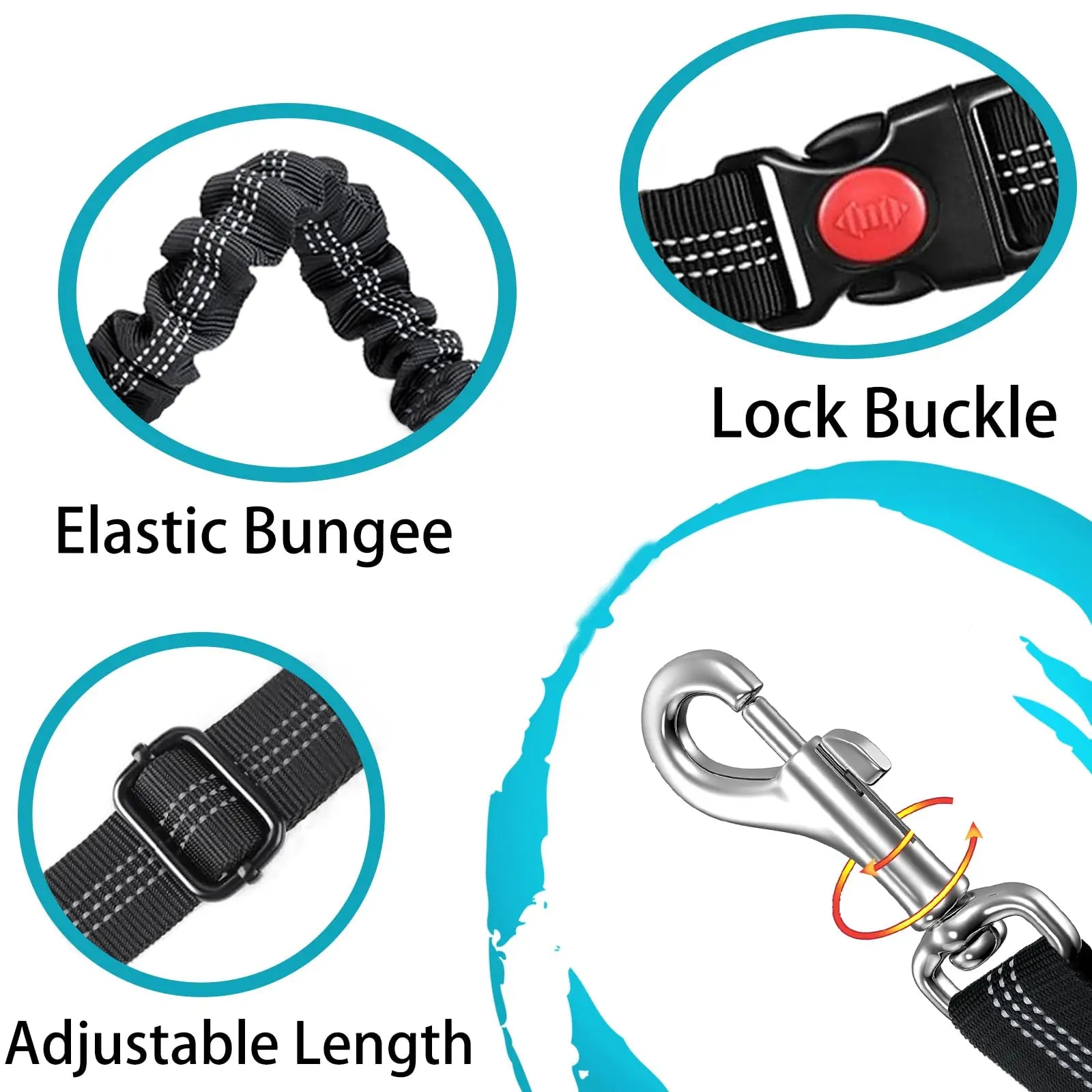 Adjustable Dog Car Seat Belt – Heavy Duty Nylon Safety Restraint for All Breeds | UK Road Legal