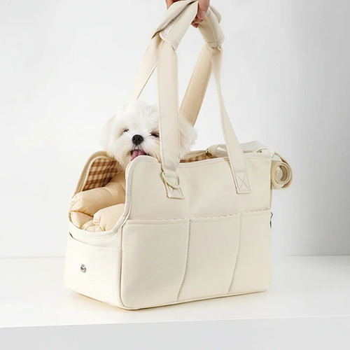Portable Shoulder Pet Carrier Bag – Stylish Handbag for Small Dogs & Cats up to 12kg | S & M