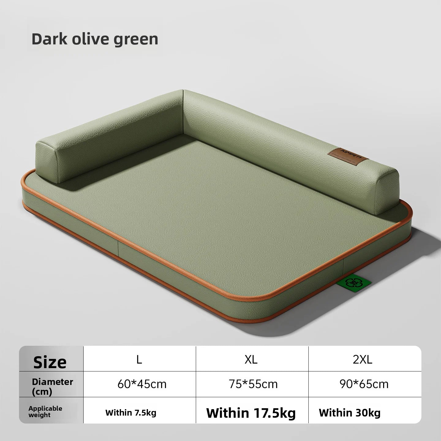 Waterproof Dog Bed Mat – All Season, Machine Washable, Removable Cover for Medium & Large Dogs