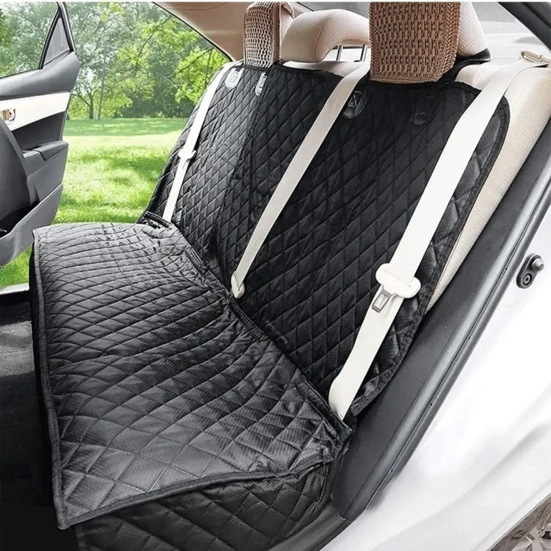 Dog Car Seat Cover – Waterproof, Non-Slip & Scratch-Proof | Fits Most Cars with Armrest Access