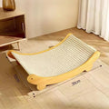 Wooden Cat Scratching Pad & Bed – Detachable Sisal Scratcher for Cats | S & L