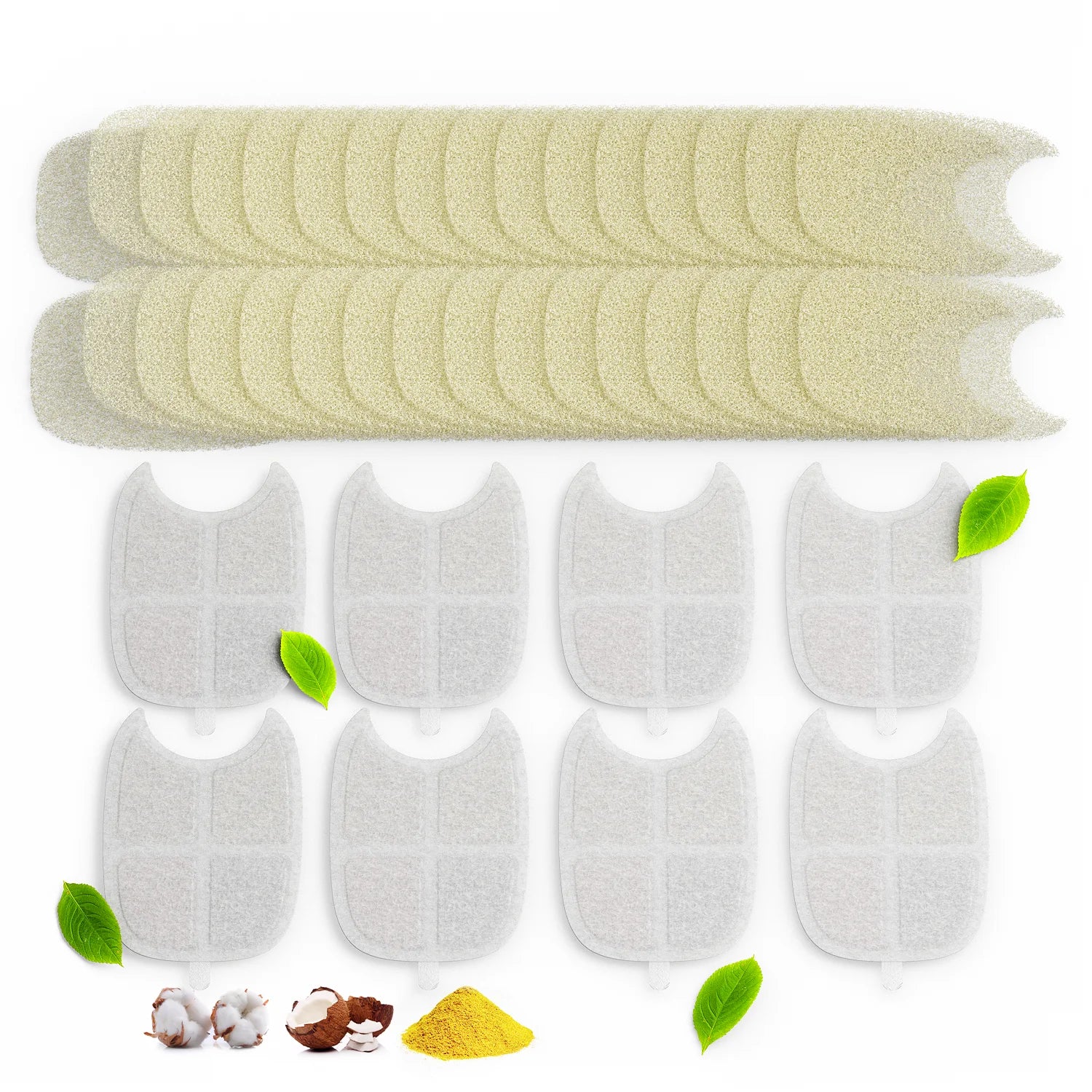 APETDOLA Replacement Filters 8-Pack – 6-Layer Filtration for FS10pro Pet Water Fountain