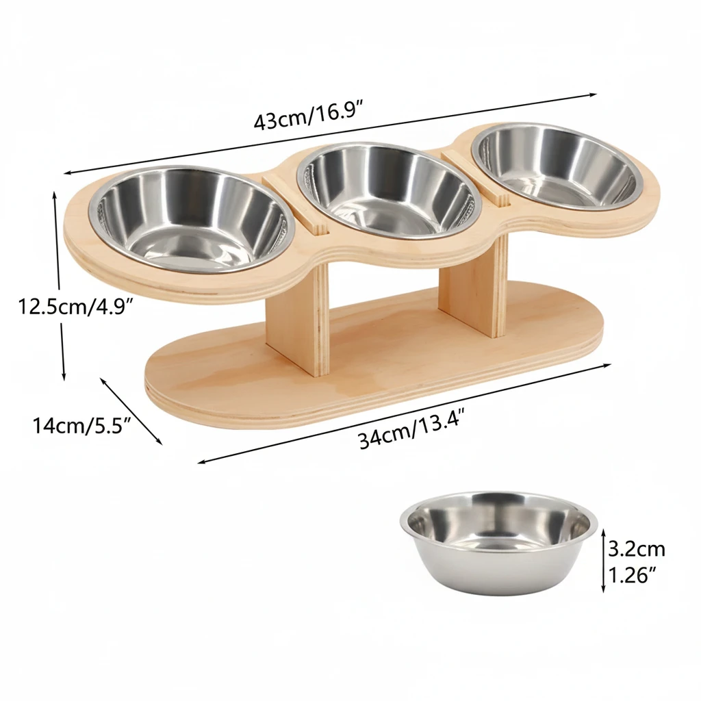 Raised Cat Bowls
