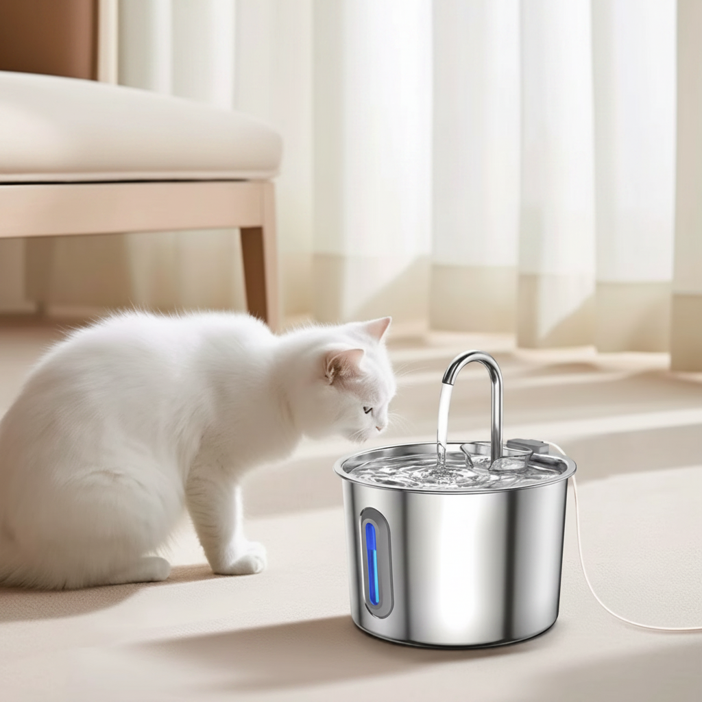 Stainless Steel Pet Fountain