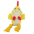 Plush Squeaky Dog Chew Toys – Bite-Resistant Animal Shapes for Puppies & Dogs | Chicken, Fox, Elephant & More