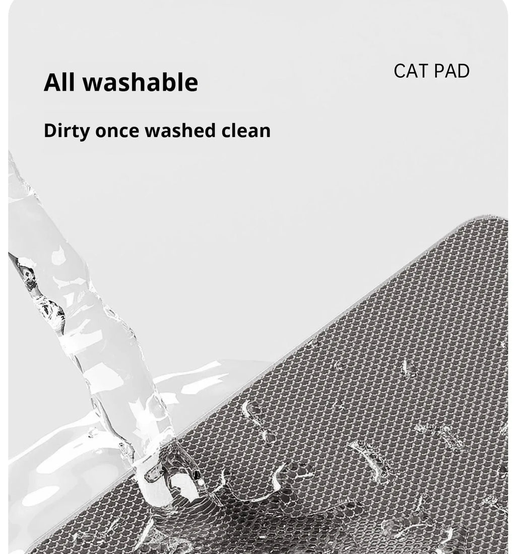 Double-Layer Cat Litter Mat – Anti-Splash, Waterproof & Easy Clean | Multiple Sizes