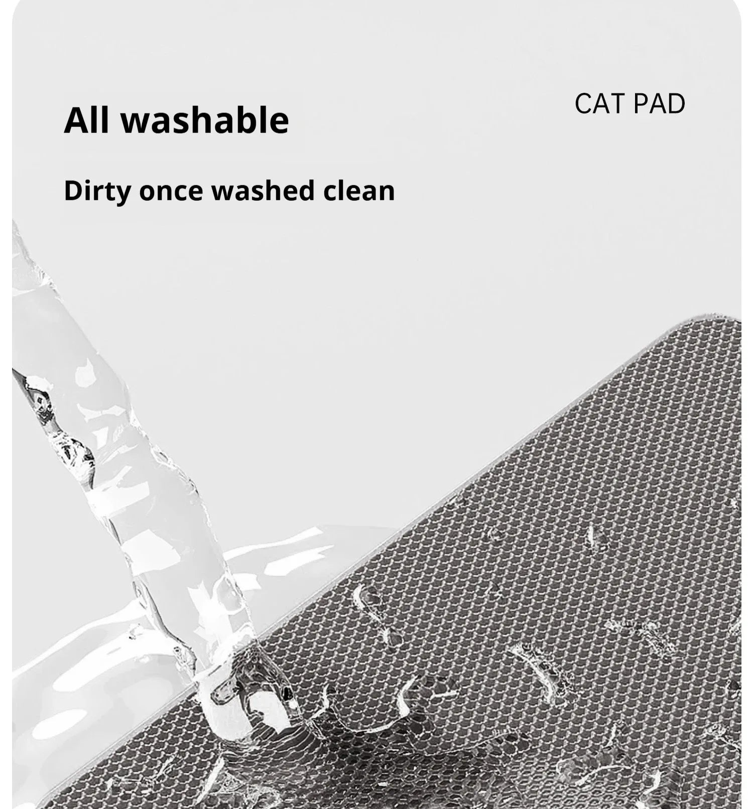 Double-Layer Cat Litter Mat – Anti-Splash, Waterproof & Easy Clean | Multiple Sizes