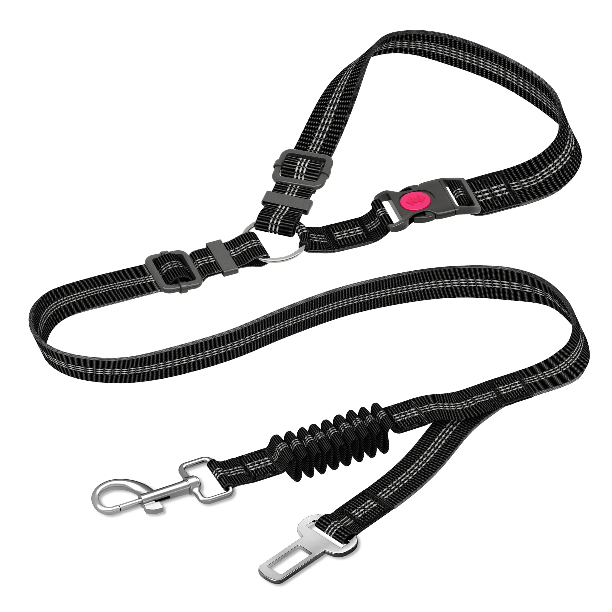 Adjustable Dog Car Seat Belt – Heavy Duty Nylon Safety Restraint for All Breeds | UK Road Legal