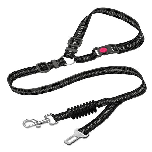 Adjustable Dog Car Seat Belt – Heavy Duty Nylon Safety Restraint for All Breeds | UK Road Legal