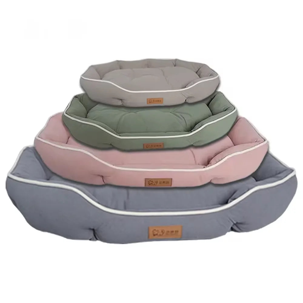 Pet Sofa Bed – Warm Corduroy Sleeping Bed for Cats & Dogs | M, L, XL & XXL